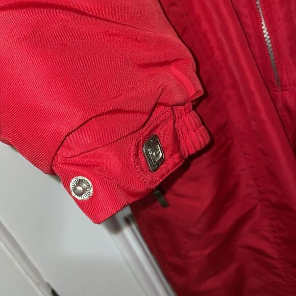 Vintage 90s 80s couloir women’s red ski snow mountaineering jumpsuit outfit - Picture 10 of 17